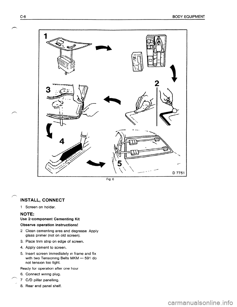 OPEL KADETT 1991  Electronic Workshop Manual Downloaded from www.Manualslib.com manuals search engine   