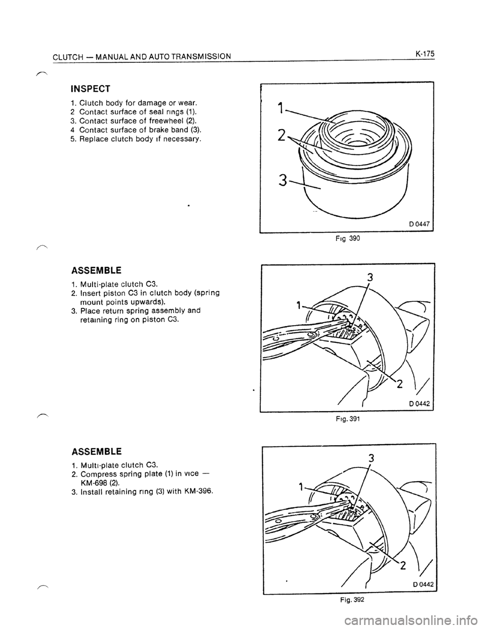 OPEL KADETT 1991  Electronic Workshop Manual Downloaded from www.Manualslib.com manuals search engine   