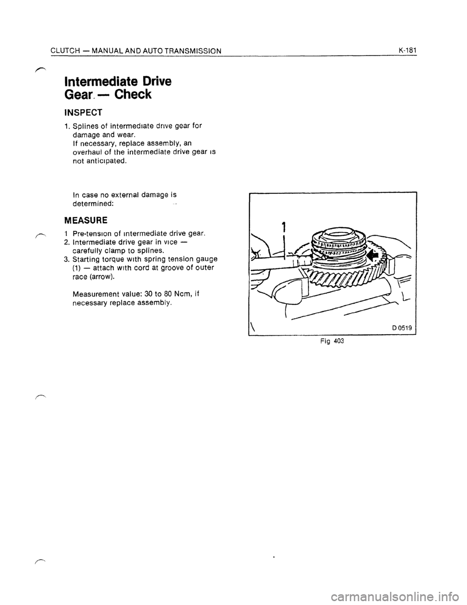 OPEL KADETT 1991  Electronic Workshop Manual Downloaded from www.Manualslib.com manuals search engine   