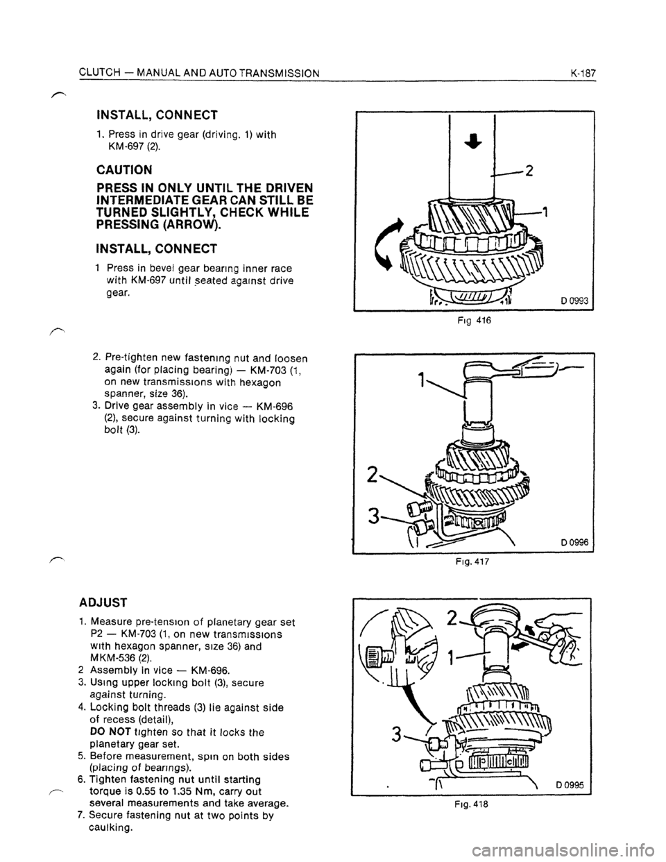 OPEL KADETT 1991  Electronic Workshop Manual Downloaded from www.Manualslib.com manuals search engine   