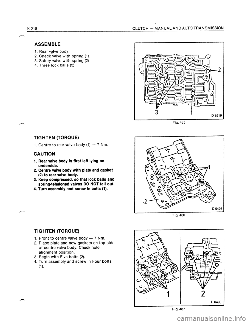 OPEL KADETT 1991  Electronic Workshop Manual Downloaded from www.Manualslib.com manuals search engine   