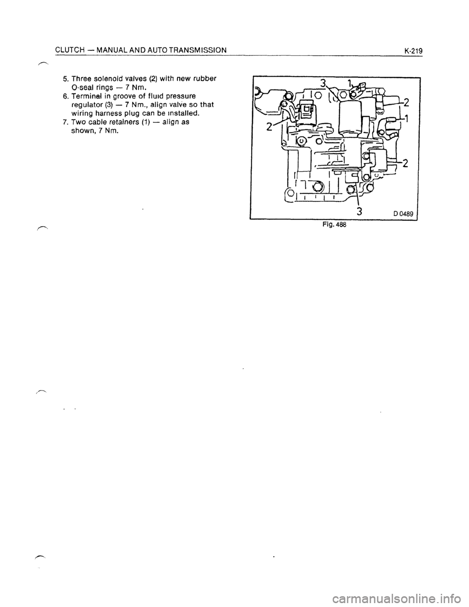OPEL KADETT 1991  Electronic Workshop Manual Downloaded from www.Manualslib.com manuals search engine   