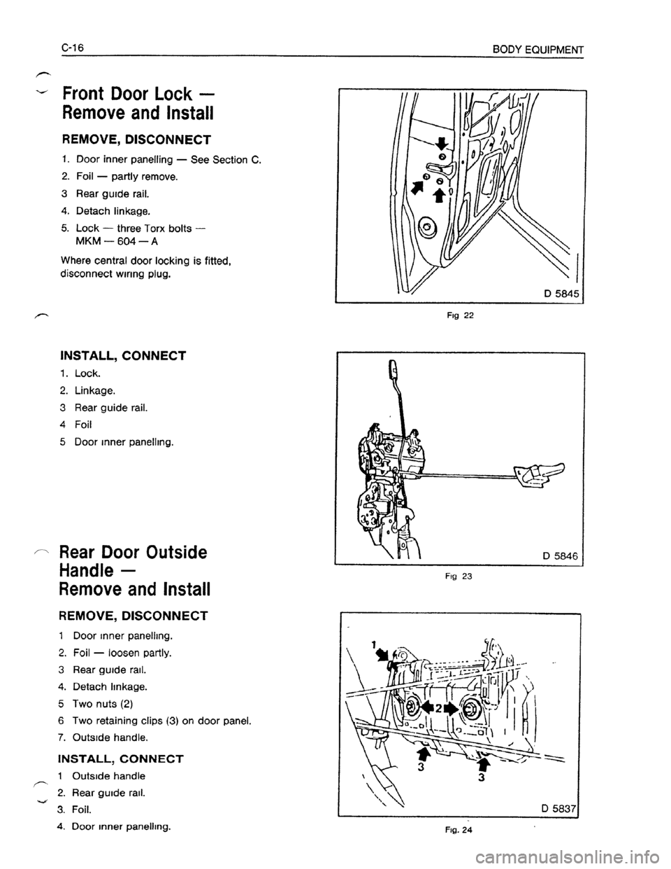 OPEL KADETT 1991  Electronic Workshop Manual Downloaded from www.Manualslib.com manuals search engine   