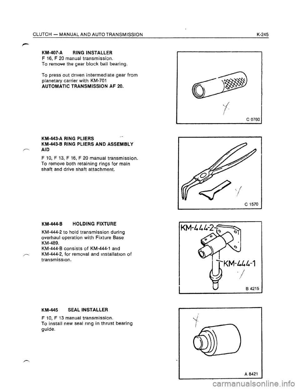 OPEL KADETT 1991  Electronic Workshop Manual Downloaded from www.Manualslib.com manuals search engine   