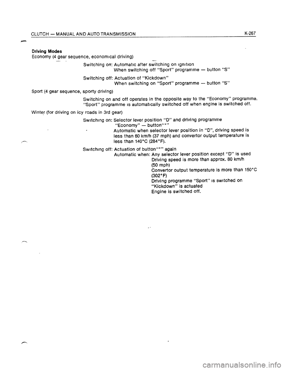 OPEL KADETT 1991  Electronic Workshop Manual Downloaded from www.Manualslib.com manuals search engine   