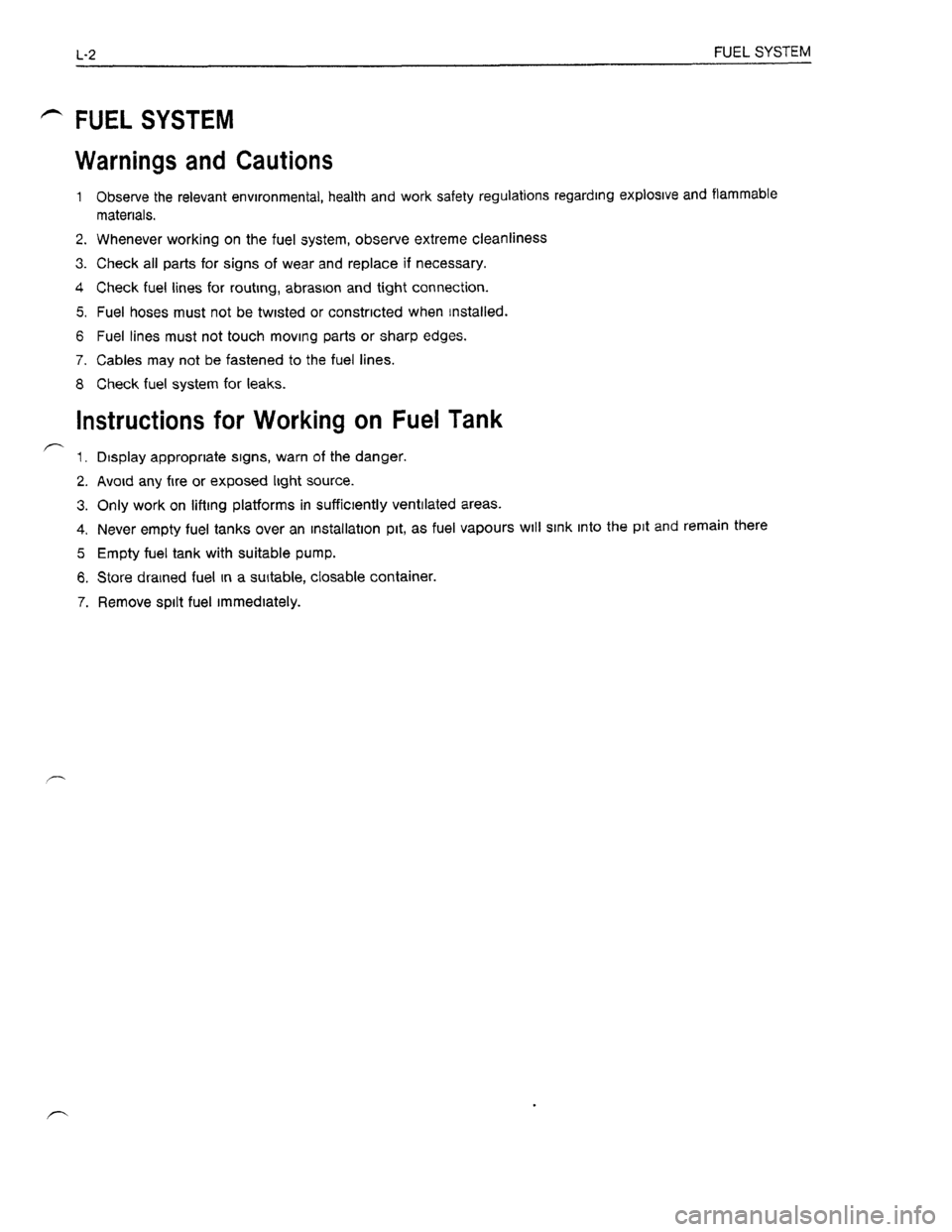 OPEL KADETT 1991  Electronic Workshop Manual Downloaded from www.Manualslib.com manuals search engine   