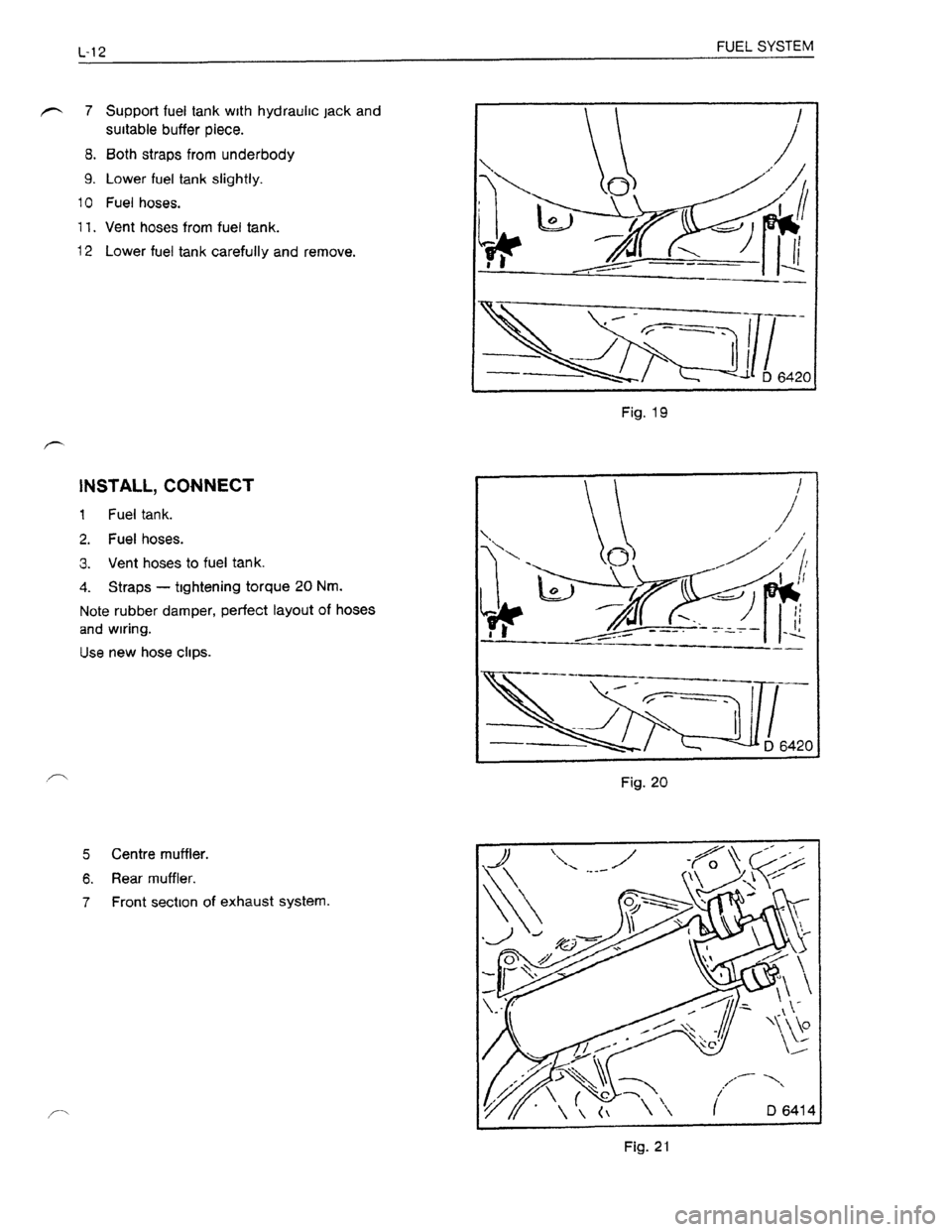 OPEL KADETT 1991  Electronic Workshop Manual Downloaded from www.Manualslib.com manuals search engine   