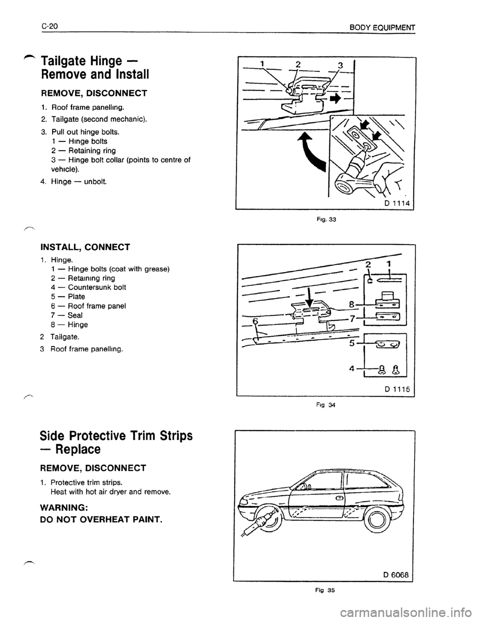 OPEL KADETT 1991  Electronic Workshop Manual Downloaded from www.Manualslib.com manuals search engine   