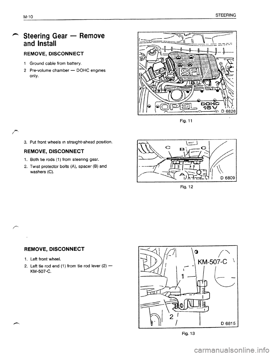 OPEL KADETT 1991  Electronic Workshop Manual Downloaded from www.Manualslib.com manuals search engine   