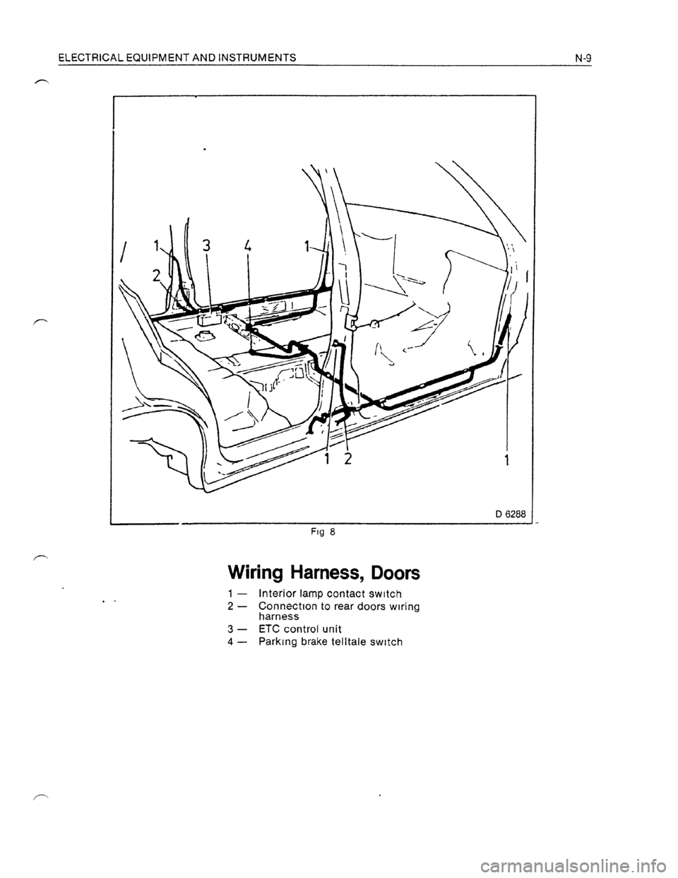 OPEL KADETT 1991  Electronic Workshop Manual Downloaded from www.Manualslib.com manuals search engine   