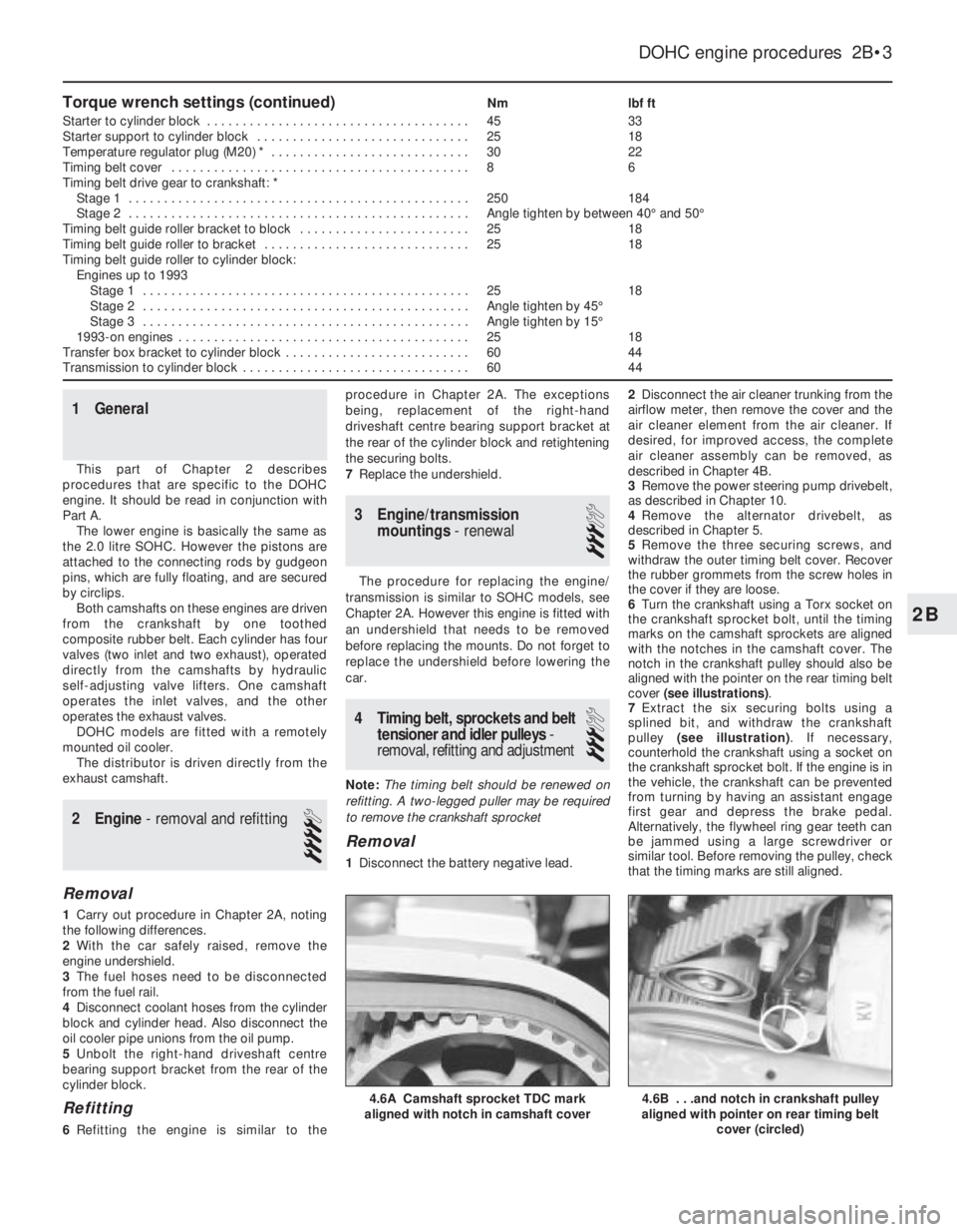 OPEL VECTRA 1988 Service Repair Manual Torque wrench settings (continued)Nmlbf ft
Starter to cylinder block . . . . . . . . . . . . . . . . . . . . . . . . . . . . . . . . . . . . .4533
Starter support to cylinder block . . . . . . . . . . OPEL VECTRA 1988 Service Repair Manual Torque wrench settings (continued)Nmlbf ft
Starter to cylinder block . . . . . . . . . . . . . . . . . . . . . . . . . . . . . . . . . . . . .4533
Starter support to cylinder block . . . . . . . . . .