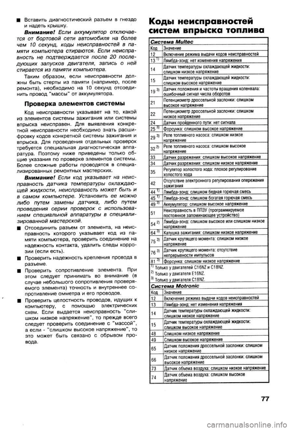 OPEL VECTRA 1988  Service Repair Manual 