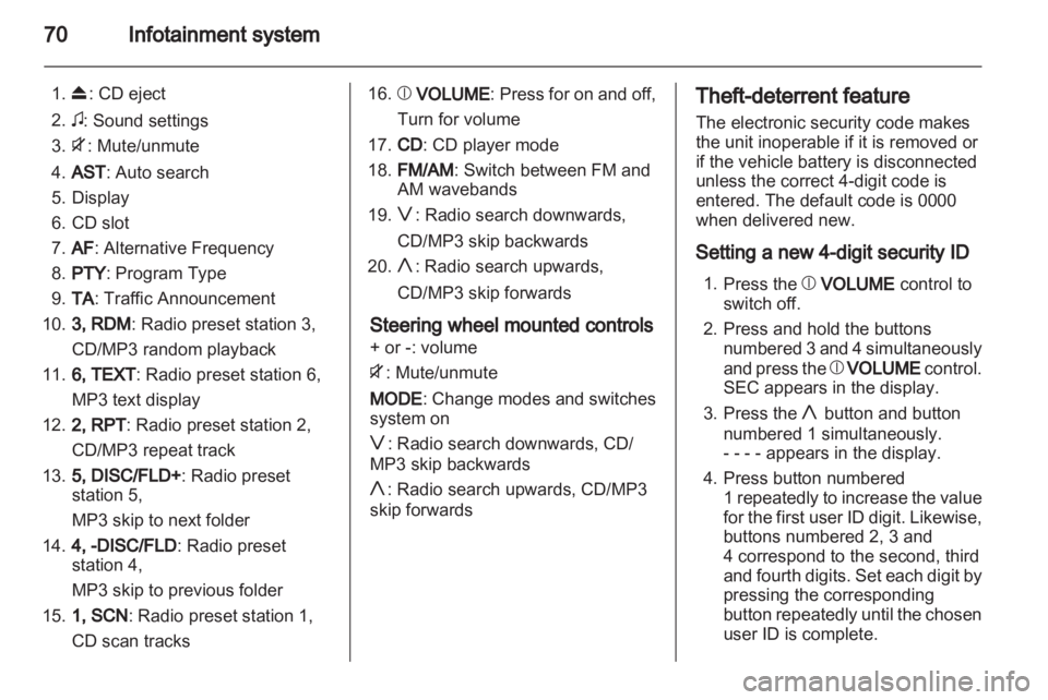 OPEL AGILA 2010  Owners Manual 