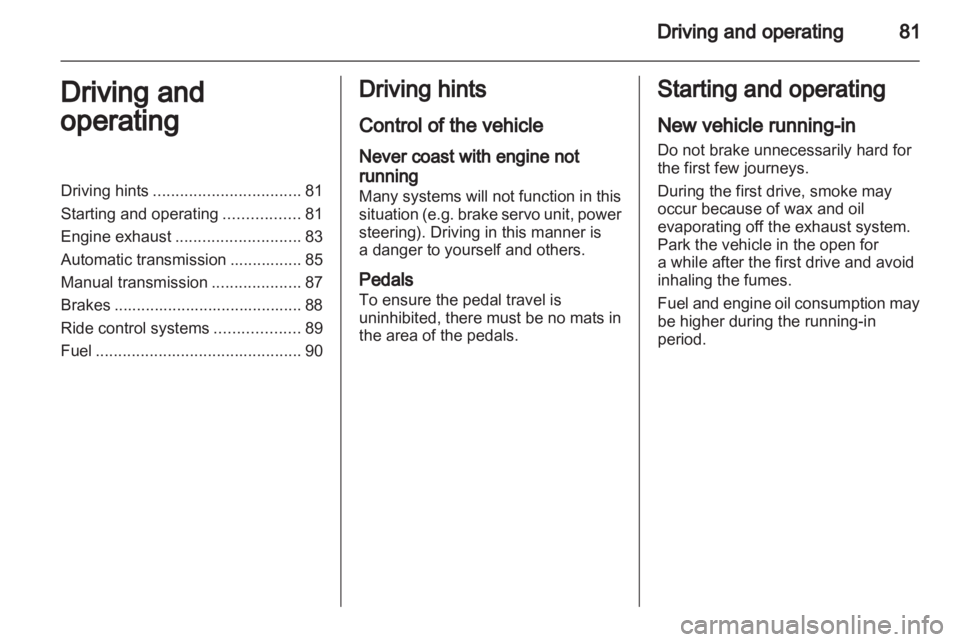OPEL AGILA 2010  Owners Manual 