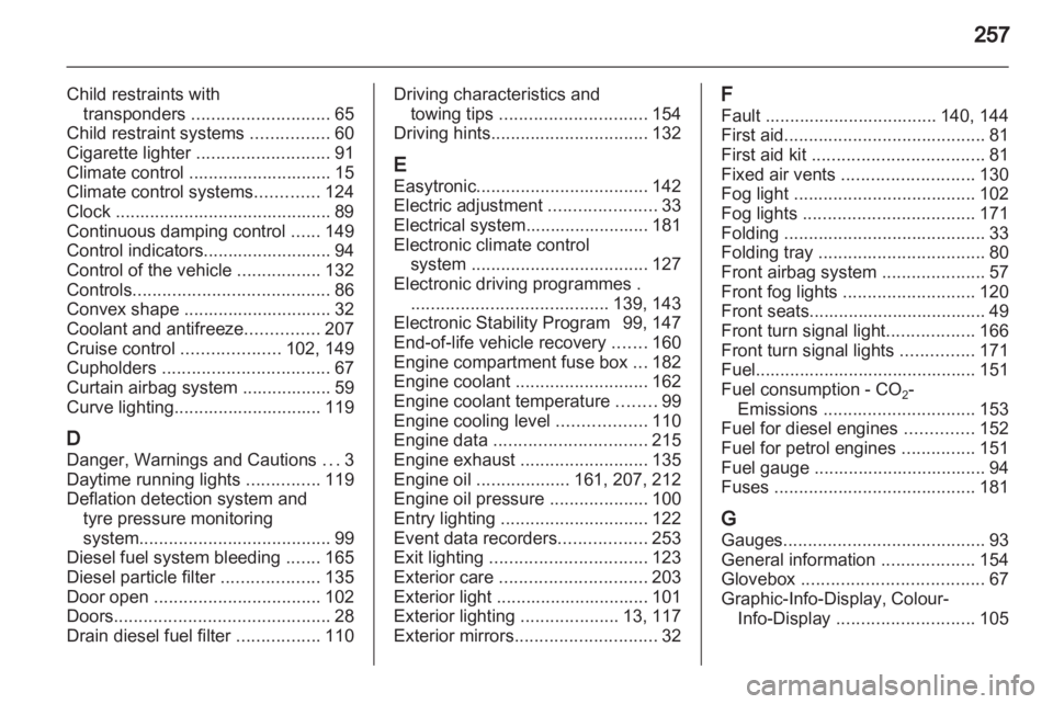 OPEL ASTRA SALOON 2013  Owners Manual 