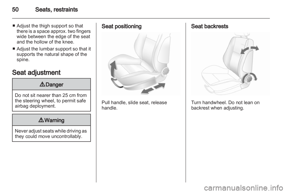 OPEL ASTRA SALOON 2013  Owners Manual 