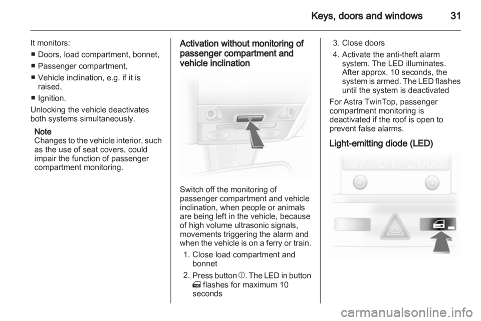 OPEL ASTRA TWINTOP 2010  Owners Manual 