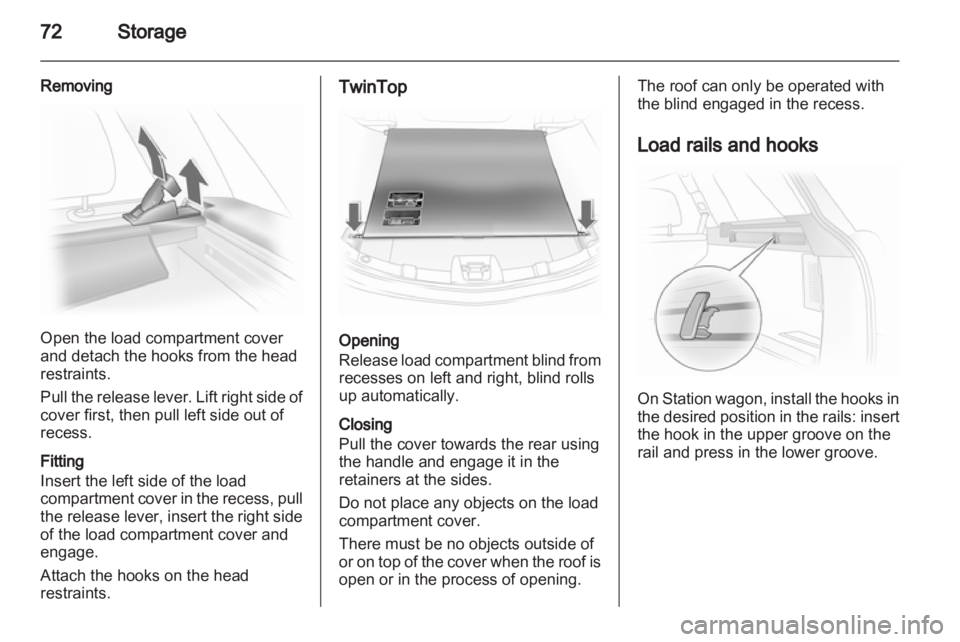 OPEL ASTRA TWINTOP 2010  Owners Manual 