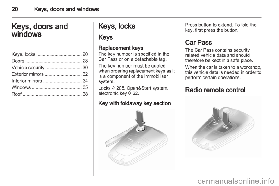 OPEL ASTRA TWINTOP 2012  Owners Manual 
