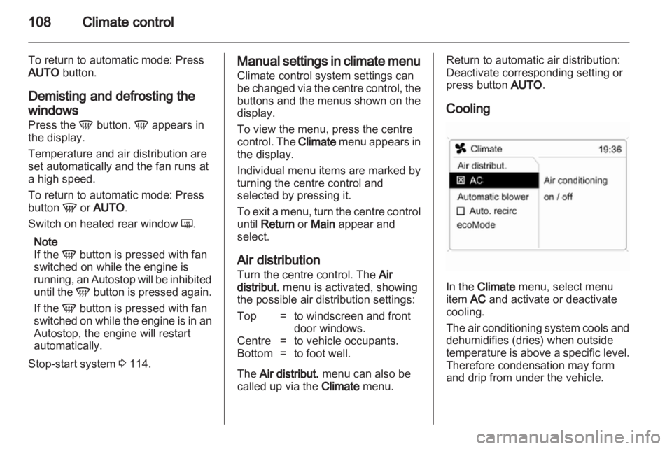 OPEL CORSA 2014  Owners Manual 