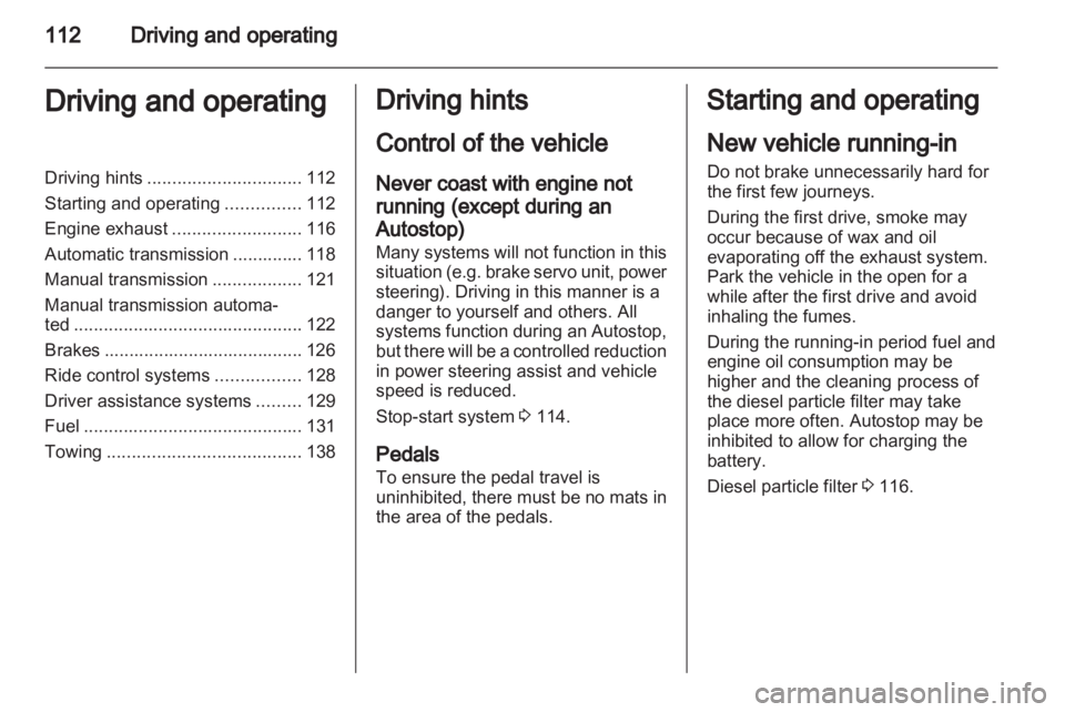 OPEL CORSA 2014  Owners Manual 