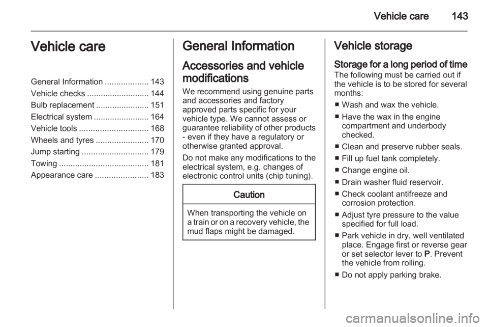 OPEL CORSA 2014  Owners Manual 