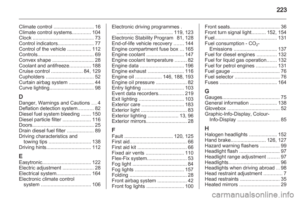 OPEL CORSA 2014  Owners Manual 