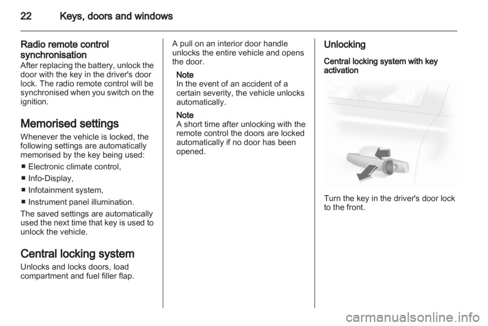 OPEL CORSA 2014  Owners Manual 