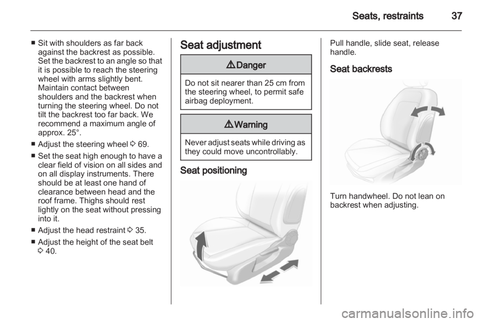 OPEL CORSA 2014  Owners Manual 