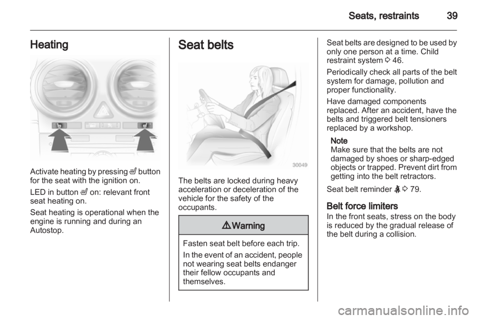 OPEL CORSA 2014  Owners Manual 