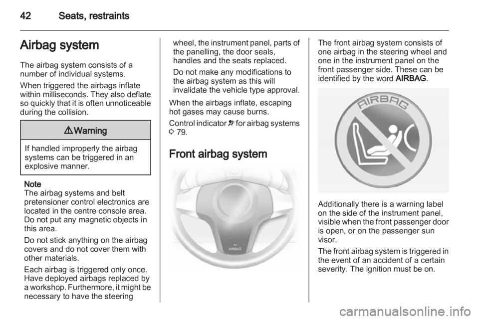 OPEL CORSA 2014  Owners Manual 