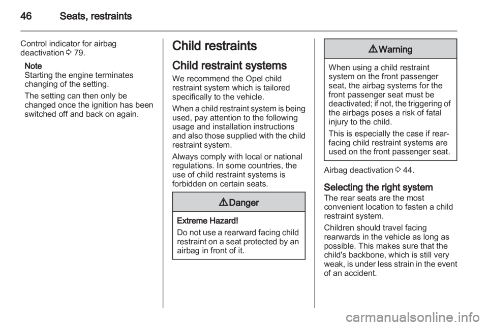 OPEL CORSA 2014  Owners Manual 