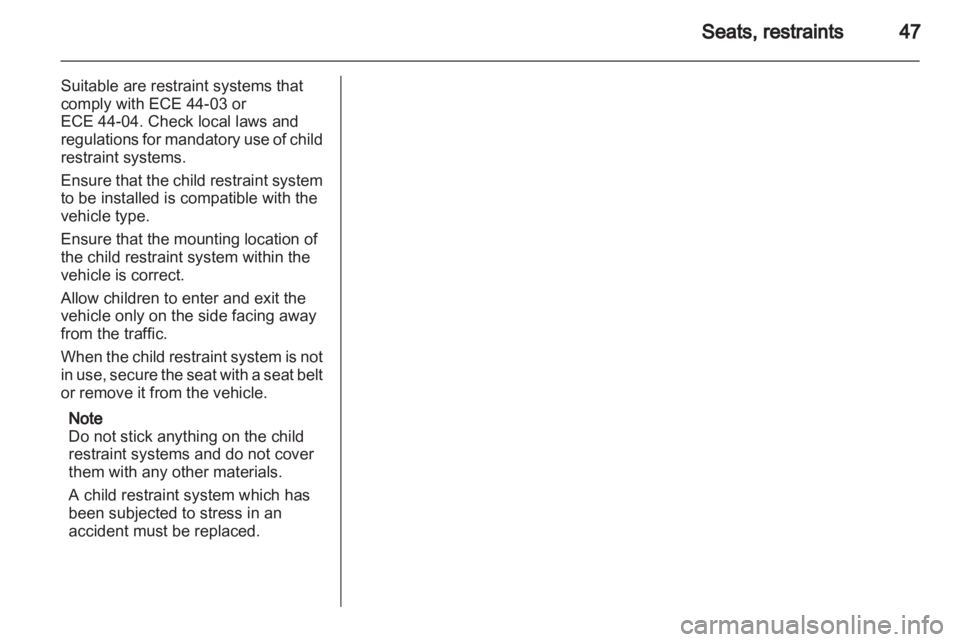 OPEL CORSA 2014  Owners Manual 