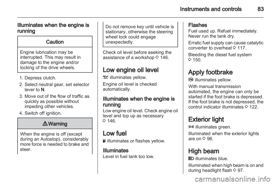 OPEL CORSA 2014  Owners Manual 