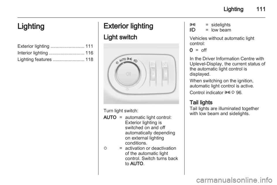 OPEL MERIVA 2014  Owners Manual 
