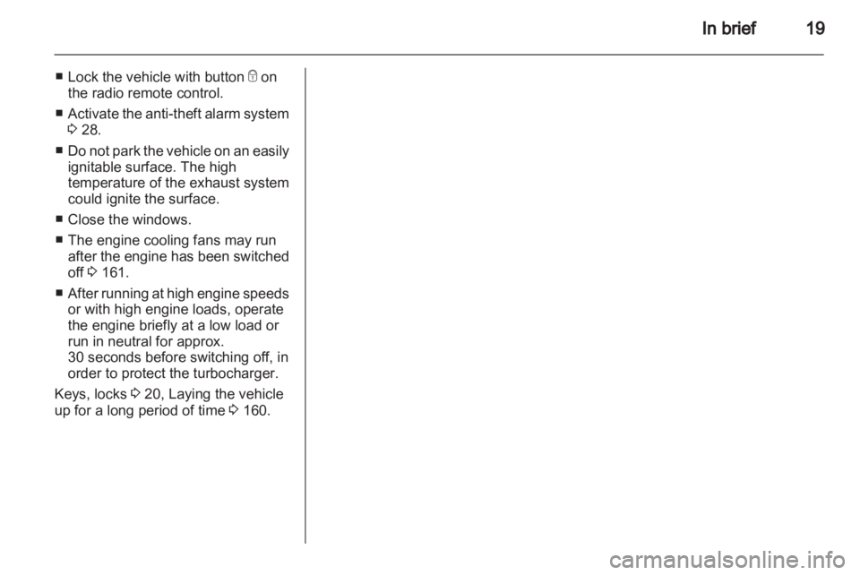 OPEL MERIVA 2014  Owners Manual 