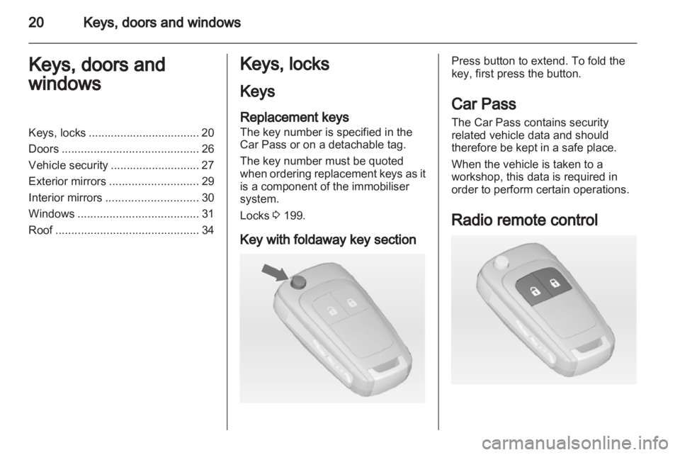 OPEL MERIVA 2014  Owners Manual 
