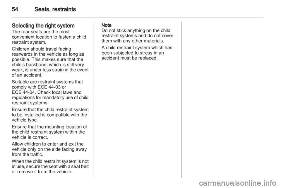 OPEL MERIVA 2014  Owners Manual 
