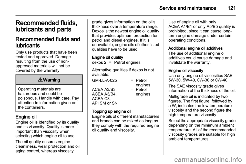 VAUXHALL AGILA 2011  Owners Manual 