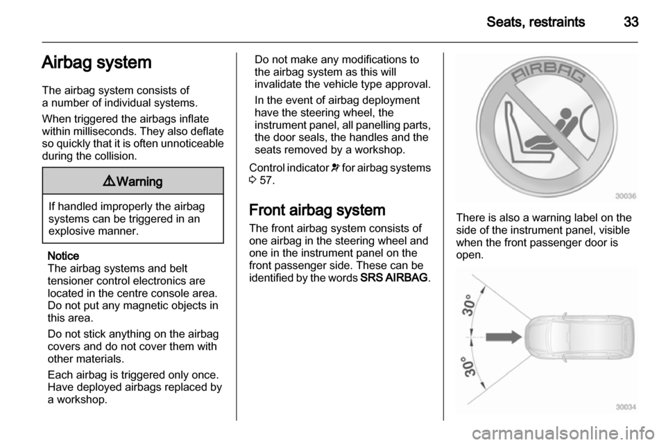 VAUXHALL AGILA 2011  Owners Manual 