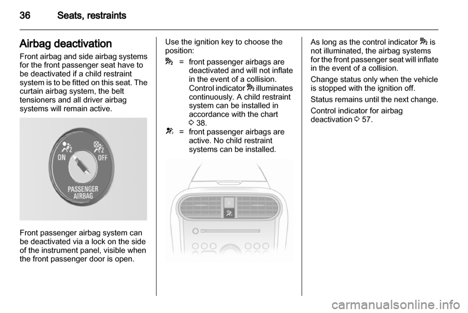 VAUXHALL AGILA 2011  Owners Manual 