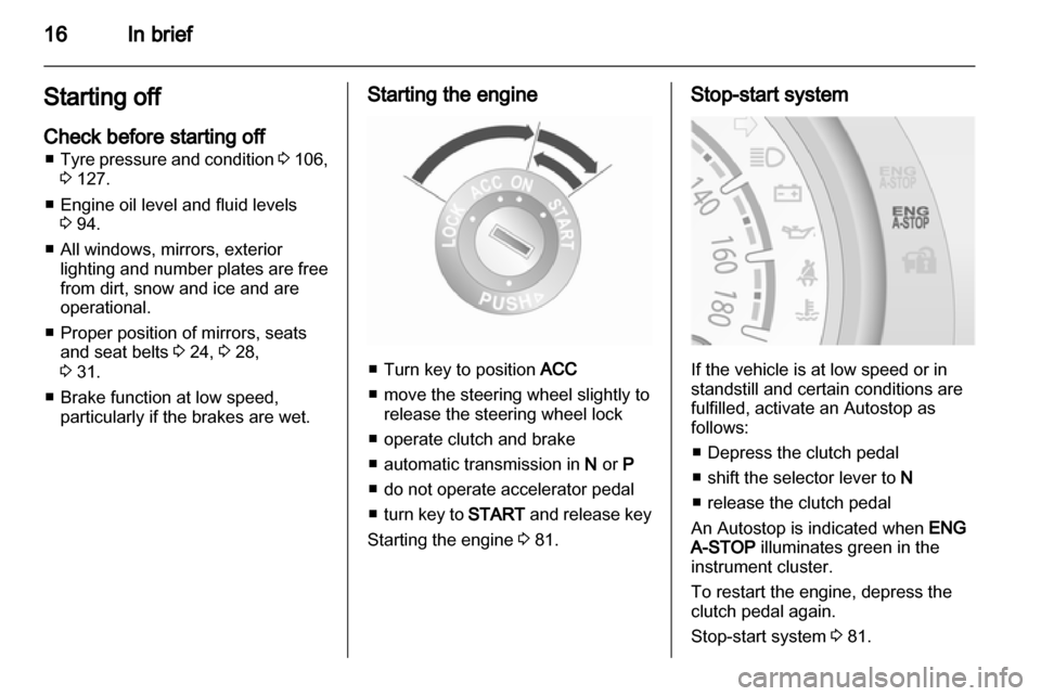 VAUXHALL AGILA 2012  Owners Manual 