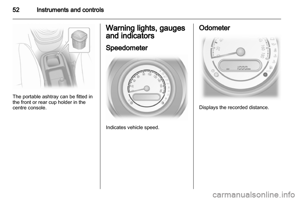 VAUXHALL AGILA 2012  Owners Manual 