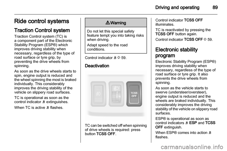 VAUXHALL AGILA 2012  Owners Manual 