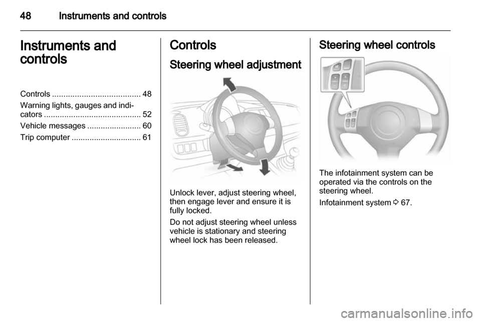 VAUXHALL AGILA 2013  Owners Manual 
