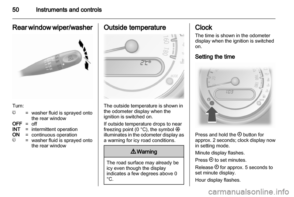 VAUXHALL AGILA 2013  Owners Manual 