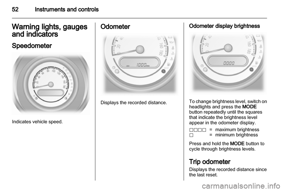 VAUXHALL AGILA 2013  Owners Manual 