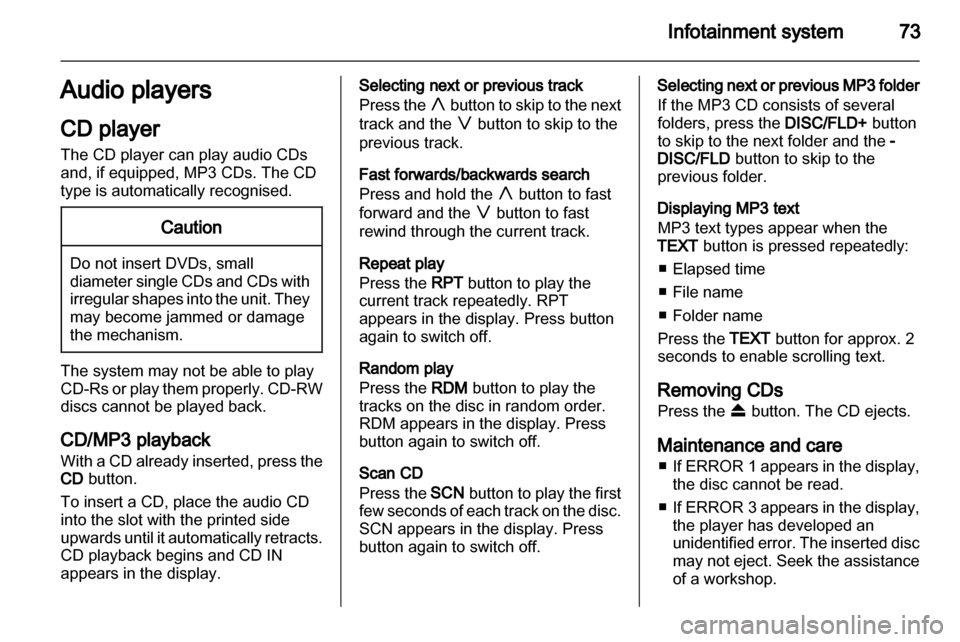 VAUXHALL AGILA 2013  Owners Manual 