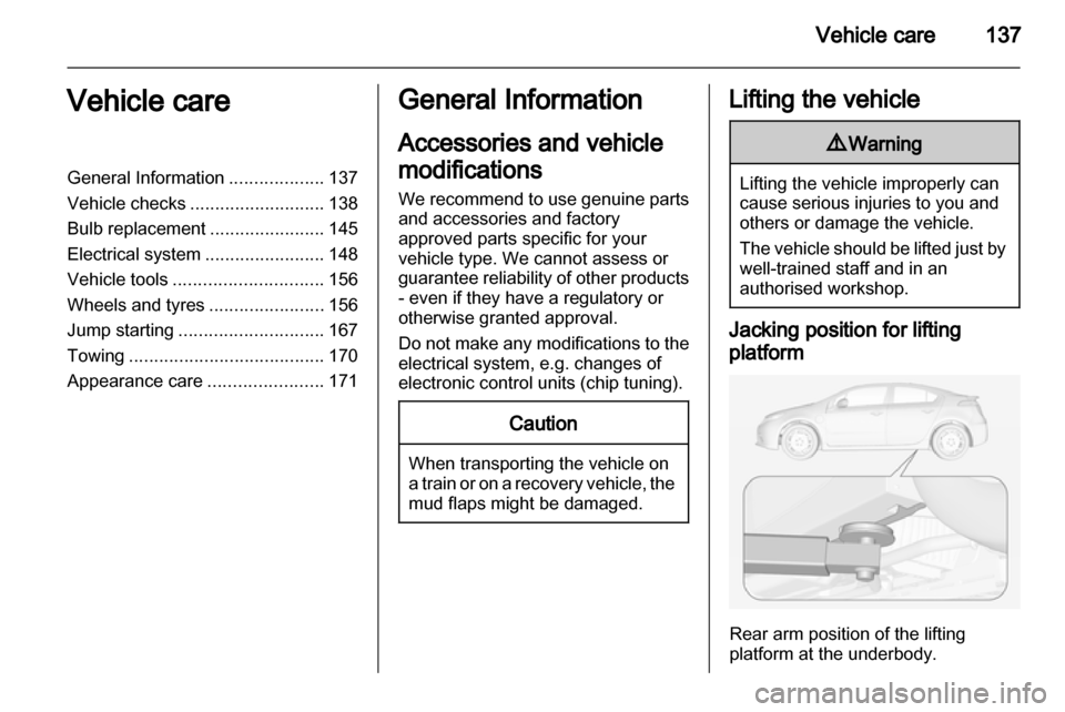 VAUXHALL AMPERA 2012  Owners Manual 