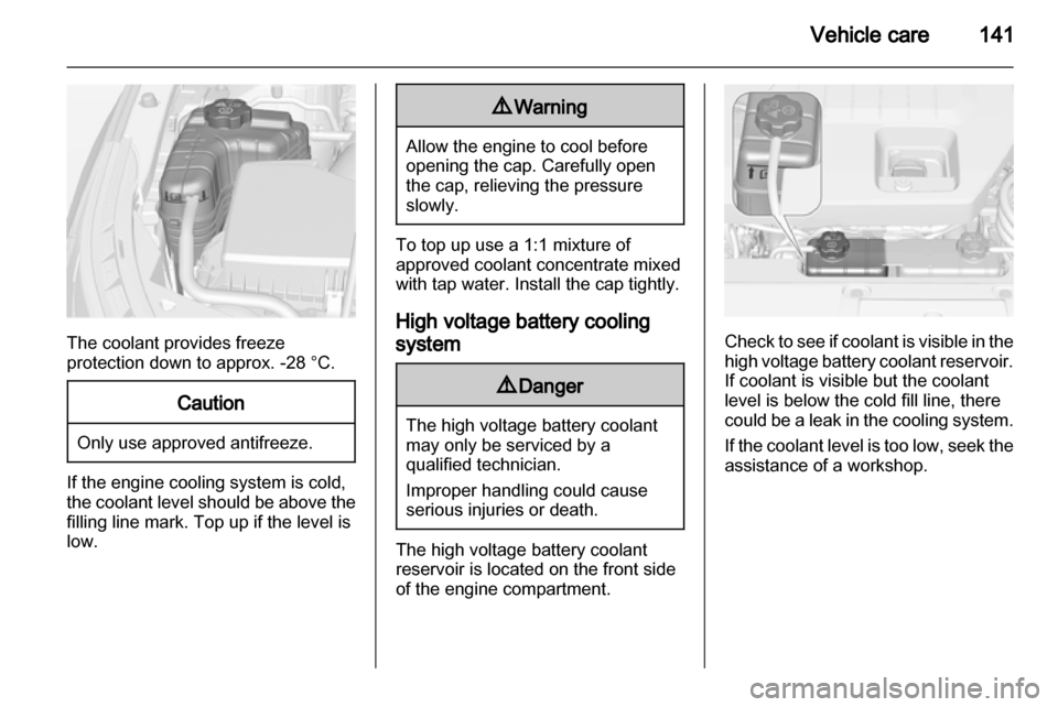 VAUXHALL AMPERA 2012  Owners Manual 